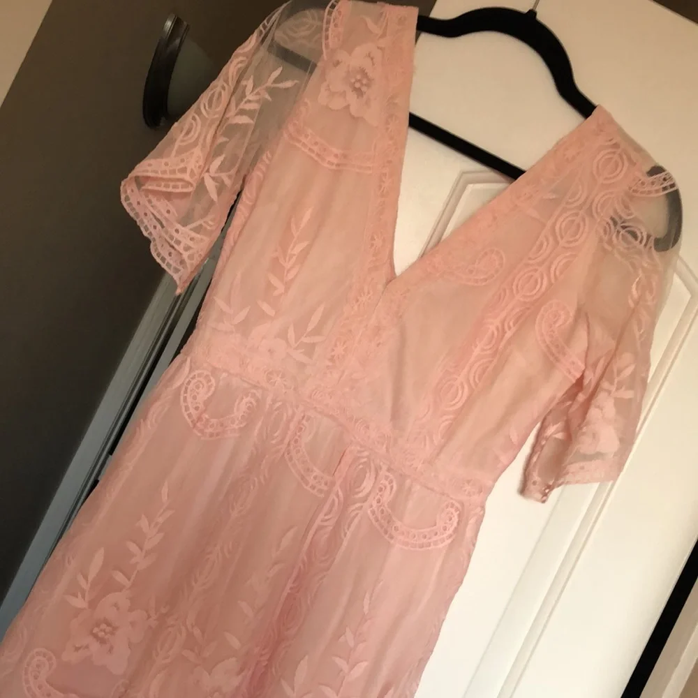 Ash Rose Crochet Lace Dress - Picture 5 of 8